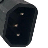 Maxbell Power Cord IEC320 C14 to American Standard 5-15R Extension Cable 0.6M 3 Pin