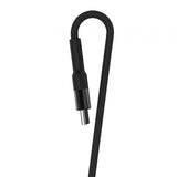 Maxbell USB C to USB c data Cable 3.8mm Od Durable for Computer Smartphones Notebook 50cm Black