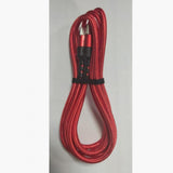 Maxbell USB C to USB c data Cable 3.8mm Od Durable for Computer Smartphones Notebook 200cm Red