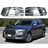 Maxbell Car Front Bumper Fog Light Grill for Audi Q7 2016-2019 Easy to Install Left 4M0807681T