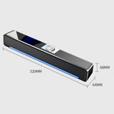 Maxbell Computer Speaker Loud Volume Atmosphere Lamp HiFi Sound Quality Stereo Sound