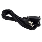 Maxbell American 2Pin Male to Female Power Cable Cord Premium 3M/9.8ft Black