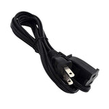 Maxbell American 2Pin Male to Female Power Cable Cord Premium 3M/9.8ft Black