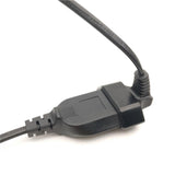 Maxbell European 90 Degree Angled 0.4mm Male to European Female AC Power Cord for PC