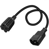 Maxbell IEC320 C14 to US Standard 5-15R 5-20R Power Cord 3 Prong Power Cable Wire