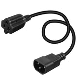 Maxbell IEC320 C14 to US Standard 5-15R 5-20R Power Cord 3 Prong Power Cable Wire