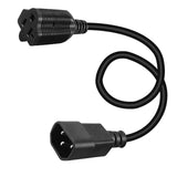 Maxbell IEC320 C14 to US Standard 5-15R 5-20R Power Cord 3 Prong Power Cable Wire