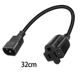 Maxbell IEC320 C14 to US Standard 5-15R 5-20R Power Cord 3 Prong Power Cable Wire
