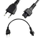 Maxbell EU 2 Pin Male to IEC 320 C5 Female Power Adapter Cord for Notebook Laptop