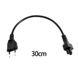 Maxbell EU 2 Pin Male to IEC 320 C5 Female Power Adapter Cord for Notebook Laptop