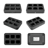 Maxbell Walkie Talkie Six Way Charger Efficient for Xirp3688 Two Way Radios CP160