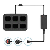 Maxbell 6-Way Charger Adapter for Walkie Talkie Two Way Radio for CP200 PR400 DP1400