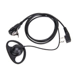 Maxbell Walkie Talkie Earpiece PTT with Mic Headset 2 Pin for UV5RA Th-F6 Uvb5
