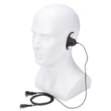 Maxbell Walkie Talkie Earpiece PTT with Mic Headset 2 Pin for UV5RA Th-F6 Uvb5