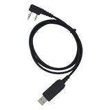 Maxbell Compact USB Programming Cable Plug and Play Black for UV-5R UV-82HP UV-5x3