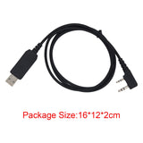 Maxbell Compact USB Programming Cable Plug and Play Black for UV-5R UV-82HP UV-5x3
