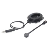 Maxbell 2 Way Radio Headset with Mic Single Side Adjustable for Helmet HD03 Headset
