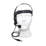 Maxbell 2 Way Radio Headset with Mic Single Side Adjustable for Helmet HD03 Headset