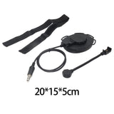 Maxbell 2 Way Radio Headset with Mic Single Side Adjustable for Helmet HD03 Headset