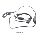 Maxbell Walkie Talkie Earpiece G Type Earhook Headset with Mic for UV-5R Uvb6 V8