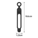 Maxbell 5 Pieces Cord Organizer Silicone Premium for Data Centers Household Home Black