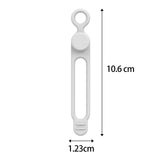 Maxbell 5 Pieces Cord Organizer Silicone Premium for Data Centers Household Home White