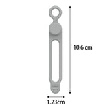 Maxbell 5 Pieces Cord Organizer Silicone Premium for Data Centers Household Home Grey