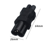 Maxbell IEC320 C6 to C7 AC Adapter for Laptop Printer Notebook Lightweight Black