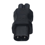 Maxbell IEC320 Male C8 to C7 Female Power Adapter Converter Connector for Camera
