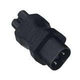 Maxbell IEC320 Male C8 to C7 Female Power Adapter Converter Connector for Camera