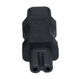Maxbell IEC320 Male C8 to C7 Female Power Adapter Converter Connector for Camera