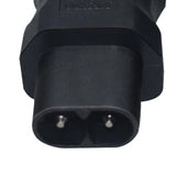 Maxbell IEC320 Male C8 to C7 Female Power Adapter Converter Connector for Camera