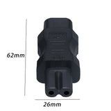 Maxbell IEC320 Male C8 to C7 Female Power Adapter Converter Connector for Camera