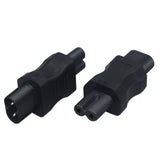Maxbell IEC320 Male C8 to C7 Female Power Adapter Converter Connector for Camera
