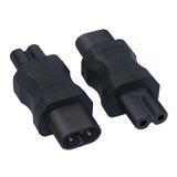 Maxbell IEC320 Male C8 to C7 Female Power Adapter Converter Connector for Camera