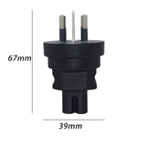 Maxbell IEC C14 Male to C7 Female Power Adapter Black 10A/250V AU to C7 for Printer