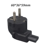 Maxbell German 4.8mm to IEC320 C7 Power Adapter Connector for Camera Printer PC