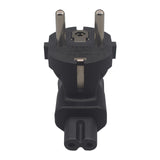 Maxbell German 4.8mm to IEC320 C7 Power Adapter Connector for Camera Printer PC