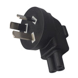 Maxbell AU Standard Male to IEC 320 C5 3 Pin Female Power Plug Adapter Replacement