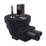 Maxbell AU Standard Male to IEC 320 C5 3 Pin Female Power Plug Adapter Replacement