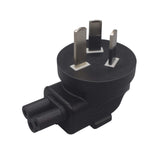 Maxbell AU Standard Male to IEC 320 C5 3 Pin Female Power Plug Adapter Replacement