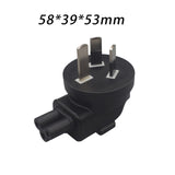 Maxbell AU Standard Male to IEC 320 C5 3 Pin Female Power Plug Adapter Replacement