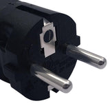 Maxbell Travel Power Plug Adapter NEMA 5-15R Good Conductivity Durable Black