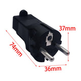 Maxbell Travel Power Plug Adapter NEMA 5-15R Good Conductivity Durable Black