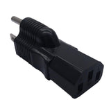 Maxbell Power Plug Adapter 5-15P Male to IEC 320 C13 Female Black American Standard