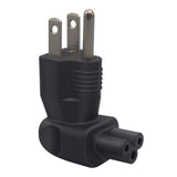 Maxbell NEMA 5-15P to C5 Power Conversion Plug Good Conductivity Low Resistance