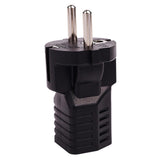 Maxbell German 4.8mm to US American 5-15R Travel Plug Adapter 250V 125V 16A 15A