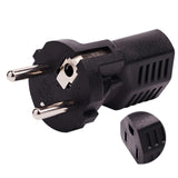 Maxbell German 4.8mm to US American 5-15R Travel Plug Adapter 250V 125V 16A 15A
