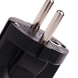 Maxbell German 4.8mm to US American 5-15R Travel Plug Adapter 250V 125V 16A 15A