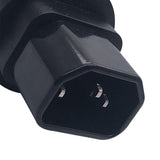 Maxbell IEC320 C14 to US Standard NEMA 5-15R Power Adapter 10A 15A for Business Trip